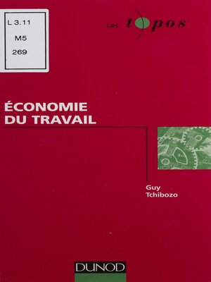 cover image of Économie du travail
